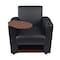 Regency Nova Seating > Soft Seating > Armchairs, Black Seat, Black Back, 31 W 29 L 33 H, Fixed Arms 7701JVBK2PK - alternate 2